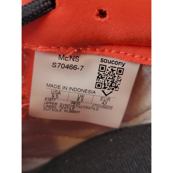 Saucony Grid Web White/Citron Vizired Orange‎ S70466-7 Mens 9.5 Athletic Shoes - Picture 8 of 8